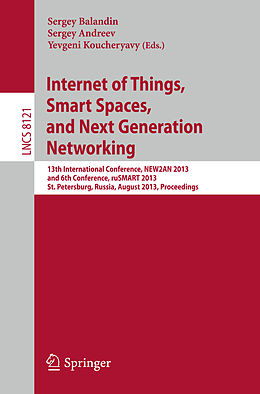 Kartonierter Einband Internet of Things, Smart Spaces, and Next Generation Networking von 