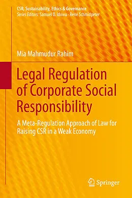 E-Book (pdf) Legal Regulation of Corporate Social Responsibility von Mia Mahmudur Rahim