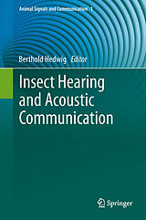 eBook (pdf) Insect Hearing and Acoustic Communication de Berthold Hedwig