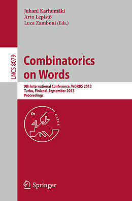Kartonierter Einband Combinatorics on Words von 