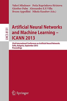 E-Book (pdf) Artificial Neural Networks and Machine Learning -- ICANN 2013 von 