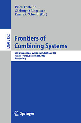 E-Book (pdf) Frontiers of Combining Systems von 