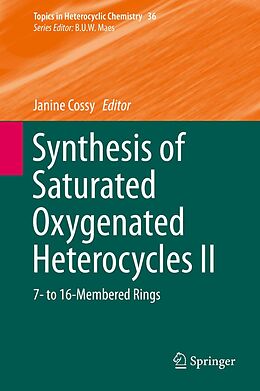 E-Book (pdf) Synthesis of Saturated Oxygenated Heterocycles II von 