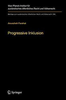 Fester Einband Progressive Inklusion von Anuscheh Farahat