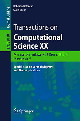 Kartonierter Einband Transactions on Computational Science XX von 