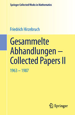 Kartonierter Einband Gesammelte Abhandlungen - Collected Papers II von Friedrich Hirzebruch