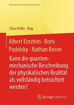 E-Book (pdf) Albert Einstein, Boris Podolsky, Nathan Rosen von 