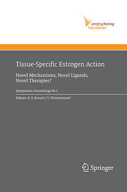 Couverture cartonnée Tissue-Specific Estrogen Action de 