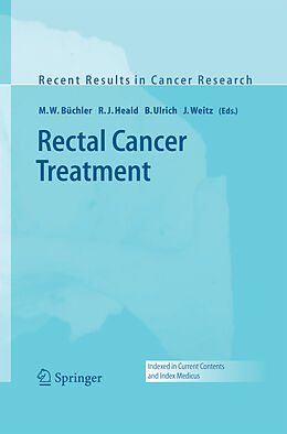 Kartonierter Einband Rectal Cancer Treatment von 