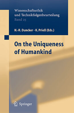 Kartonierter Einband On the Uniqueness of Humankind von 