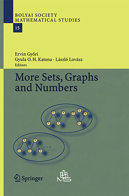 Couverture cartonnée More Sets, Graphs and Numbers de 