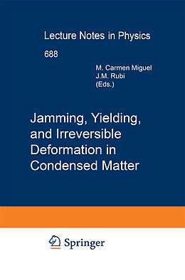 Kartonierter Einband Jamming, Yielding, and Irreversible Deformation in Condensed Matter von 