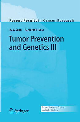 Kartonierter Einband Tumor Prevention and Genetics III von 