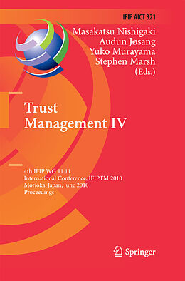 Kartonierter Einband Trust Management IV von 