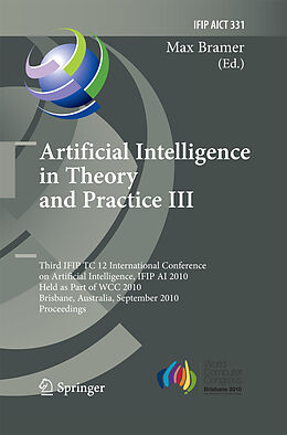 Kartonierter Einband Artificial Intelligence in Theory and Practice III von 