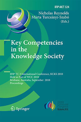 Kartonierter Einband Key Competencies in the Knowledge Society von 