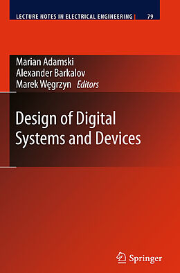 Couverture cartonnée Design of Digital Systems and Devices de 