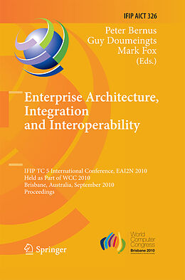 Kartonierter Einband Enterprise Architecture, Integration and Interoperability von 