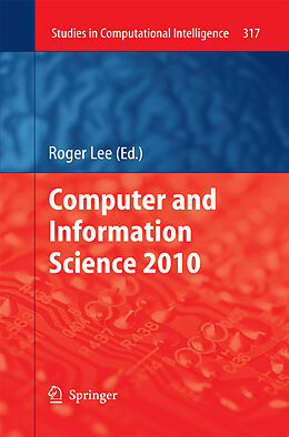 Couverture cartonnée Computer and Information Science 2010 de 