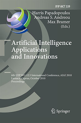 Kartonierter Einband Artificial Intelligence Applications and Innovations von 