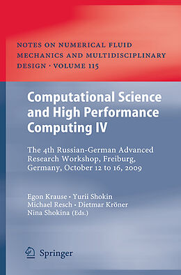 Couverture cartonnée Computational Science and High Performance Computing IV de 