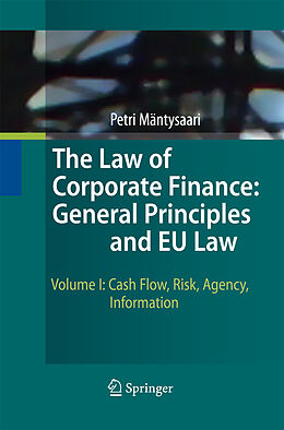 Couverture cartonnée The Law of Corporate Finance: General Principles and EU Law de Petri Mäntysaari