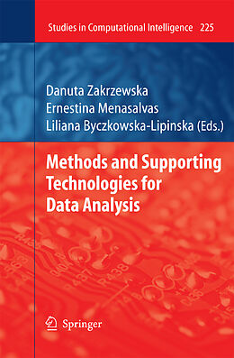 Couverture cartonnée Methods and Supporting Technologies for Data Analysis de 
