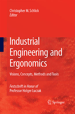 Couverture cartonnée Industrial Engineering and Ergonomics de 