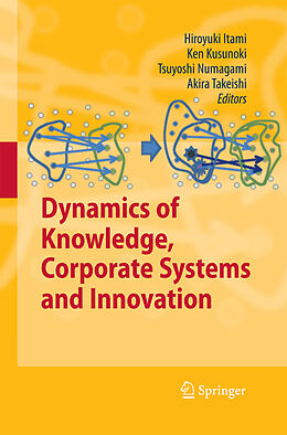 Couverture cartonnée Dynamics of Knowledge, Corporate Systems and Innovation de 