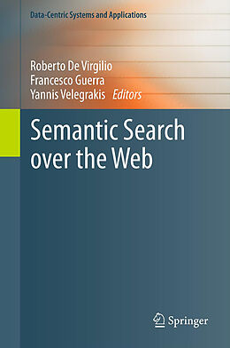 Couverture cartonnée Semantic Search over the Web de 