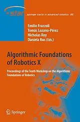 Kartonierter Einband Algorithmic Foundations of Robotics X von