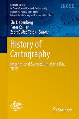 Couverture cartonnée History of Cartography de 