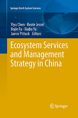 Couverture cartonnée Ecosystem Services and Management Strategy in China de 