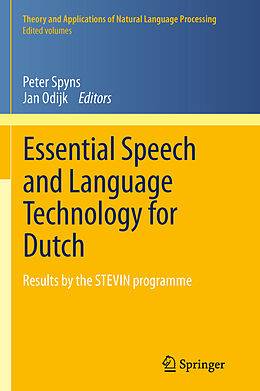Kartonierter Einband Essential Speech and Language Technology for Dutch von 