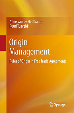 Couverture cartonnée Origin Management de Ruud Tusveld, Anne van de Heetkamp