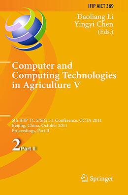 Kartonierter Einband Computer and Computing Technologies in Agriculture von 