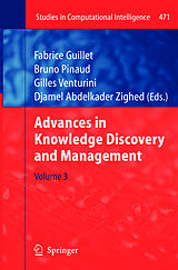 Couverture cartonnée Advances in Knowledge Discovery and Management de 