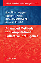 Couverture cartonnée Advanced Methods for Computational Collective Intelligence de 