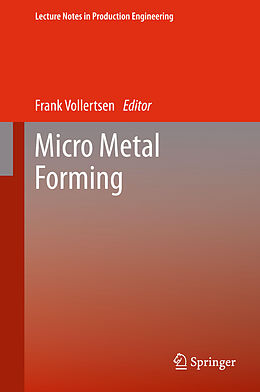 Couverture cartonnée Micro Metal Forming de 