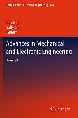 Couverture cartonnée Advances in Mechanical and Electronic Engineering de 
