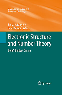 Couverture cartonnée Electronic Structure and Number Theory de 