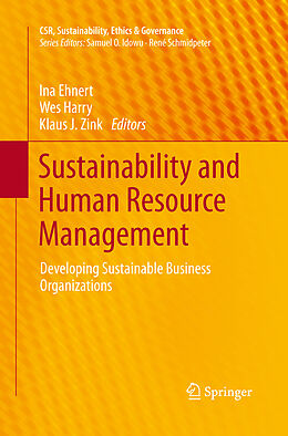 Kartonierter Einband Sustainability and Human Resource Management von 