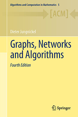 Couverture cartonnée Graphs, Networks and Algorithms de Dieter Jungnickel