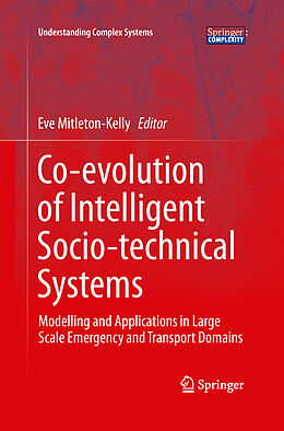Kartonierter Einband Co-evolution of Intelligent Socio-technical Systems von 