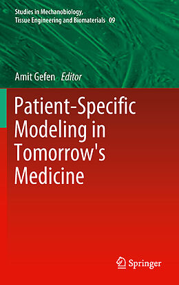 Couverture cartonnée Patient-Specific Modeling in Tomorrow's Medicine de 