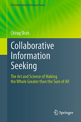 Couverture cartonnée Collaborative Information Seeking de Chirag Shah