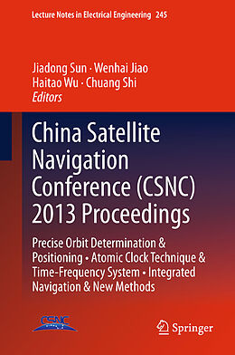 Couverture cartonnée China Satellite Navigation Conference (CSNC) 2013 Proceedings de 