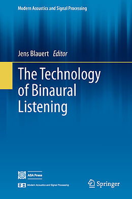 Couverture cartonnée The Technology of Binaural Listening de 