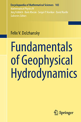 Couverture cartonnée Fundamentals of Geophysical Hydrodynamics de Felix V. Dolzhansky
