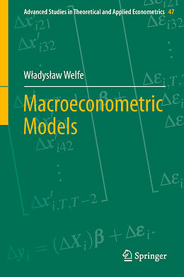 Couverture cartonnée Macroeconometric Models de W adys aw Welfe